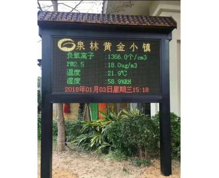 新鄭景區(qū)負氧離子監(jiān)測